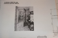 Vintage Women’s Day House Plans, Blue Print, A Small House WD Award Winner, 1982