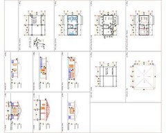 Small House Plans 32×16 Feet 9.5×8 Meter 1 Bed 1 Bath Hip Roof (A4 Hard Copy)