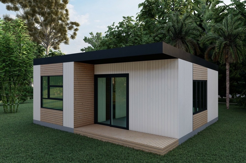 MODERN ADU TINY HOUSE FLOOR PLAN 24×20 – 1 BEDROOM, 1 BATH, 400 SF STUDIO