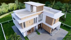 41×35 Feet Small House Plan 12.4×11 Meter 4 Beds 4 Baths Terrace (A4 Hard Copy)