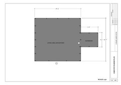 A-Frame Cabin House Plan with Auto CAD File, Blueprint PDF & Realistic 3D Images