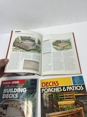 Deck Building Plans Guides Lot DIY Home Improvement Porches Patios Ortho Books