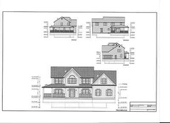 Full Set of two story 4 bedroom house plans 3,012 sq ft