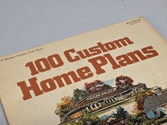 Vintage Bantam/Hudson Plan Book 100 Custom Home Plans – 1977 See Pics