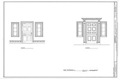 Italianate Victorian home of President van Buren, detailed architectural plans