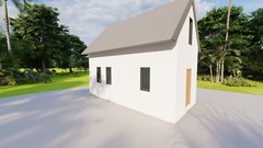Building Plans for 12′ x 24′ Tiny Home – Main Floor 288sqft, with loft above