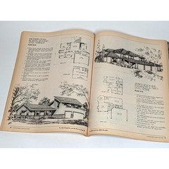 Vintage 1986 Contemporary Home Plans Book | A-Frame Ranch Blueprints |