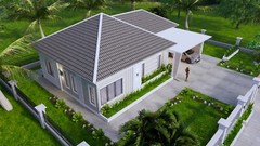 49×33 Feet House Design Plan 15×10 Meter with 3 Beds PDF Plan (A4 Hard Copy)