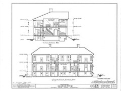 Gloucester, a Natchez mansion of Antebellum grace, architectural prints