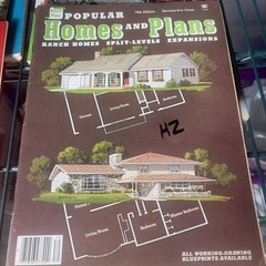 Vintage Home Plans Lot With Blueprints 6 Total