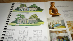 MCM 1970 Mid-Century House Designs/Plans National Homes Corp Large Spiral Bound