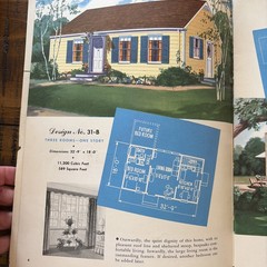 Vintage 40s 50s MCM Mid Century Home Designs House Plans Catalog Small Homes