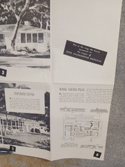 VTG 1950s Sentimental Modern H Roy Kelley Good Housekeeping House Floor Plan MCM