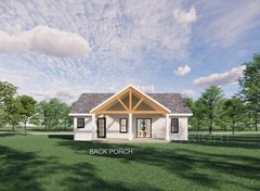 Cozy Cedar Springs Custom House Design – Modern Ranch Farmhouse 1200 Square Feet