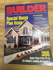 Nat’l Association Of Home Builders Magazine Nov 1995 Special House Plan Issue