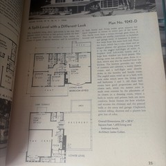 Vintage illustrated House plans with Blueprints 3 Books