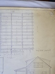 Vtg Vermont Log Buildings Shire 53- 26 Scale Blueprints Log Home 1977 (16) Pages