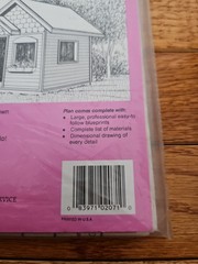 Build Your Own Children’s Playhouse Blueprint Plans Design # B2071 NIP, Ucando