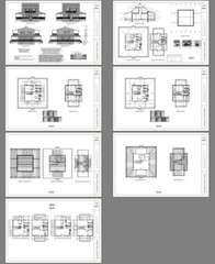 24×24 House — 3 Bedroom — 3 Bath 1,076 sq ft — PDF Floor Plan — Model 3A