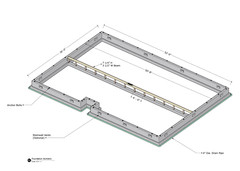Floor Plans for a 52’x36′ Home, Single Level, 2 Beds, 2.5 Baths