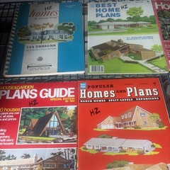 Vintage Home Plans Lot With Blueprints 6 Total