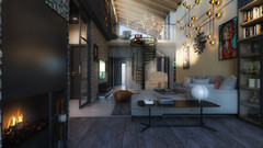 Long House 4 Bed, 3 Bathroom, CAD Blueprints Metric