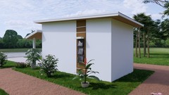 10×20 Ft Small House Plan | 1 Bed 1 Bath | 3x6m PDF + A4 Hard Copy and Cad files