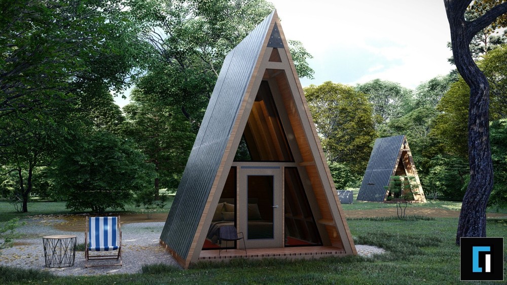 100SF Cabin w/ Loft DIY Plans – 13′ x 15′ Tiny House Build Instructions PDF