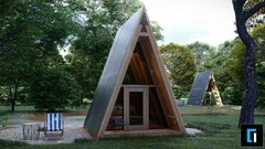 100SF Cabin w/ Loft DIY Plans – 13′ x 15′ Tiny House Build Instructions PDF