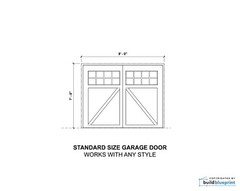 26′ x 26′ Two Car ADU Garage Loft Architectural Plans – PDF Download