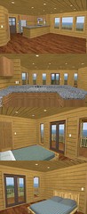 24×24 House — 2 Bedroom — 1.5 Bath 1,038 sq ft — PDF Floor Plan — Model 3I