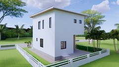 20×30 Feet Small House Plan 6×9 Meter 2 Beds 2 Baths PDF Plan (A4 Hard Copy)