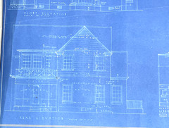 1939 Fort Worth Texas Tudor 2 Story Brick Vintage House Plans Blueprints Drawing