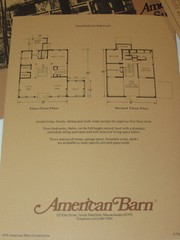 VINTAGE 1976 AMERICAN BARN HABITAT HOMES LAYOUT/SPECS/PRICES! BROCHURES! PHOTOS!