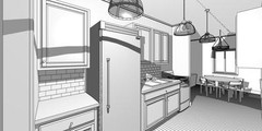 Small Home Construction Plans 648 sq.ft. with outdoor deck and sunroom.