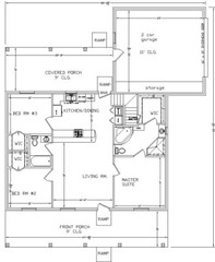 Blanche_1415G-4, 1/2 brick, 3 bed / 2 bath , 2 car garage, future upstairs, PDF