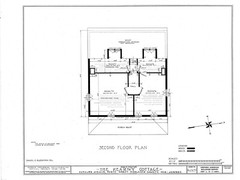 Plans for a Saltbox style Colonial home, Kearney Cottage, 1784, 2-3 bedrooms