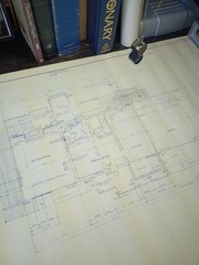 Vtg 1964 Mid Century Modern House Blueprints Professional Owner Architect 1964