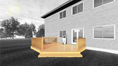 Backyard Retreat Deck Plans – PDF Downloadable Blueprint