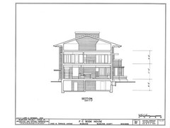 Frank Lloyd Wright’s Bogk House, brick Prairie Style – PRINTED PLANS