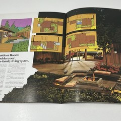 1960’s Western Wood Products The Outdoor Room House Design Idea Dealer Brochure