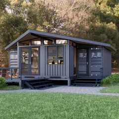 Container house plans – 2 bedrooms – 1 bathroom – Digital PDF File