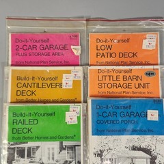 National Plan Service DIY Build Yourself Design 6 Blueprint Lot Home Improvement