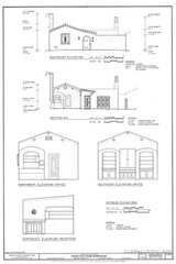 Mediterranean style patio home, courtyard floor plan, architectural blueprints