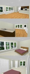 40×42 Apartment with 1-Car 1-RV Garage – PDF FloorPlan – 1,101 sqft – Model 4A