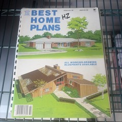 Vintage Home Plans Lot With Blueprints 6 Total