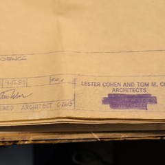 Lester Cohen & Tom M. Cohen Architects Home Blueprint & Elevations & Floors 1983