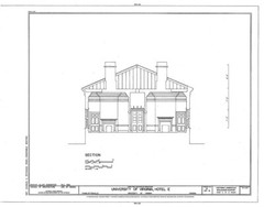 Residence at Univ. of Virginia by Thomas Jefferson, printed house plans set