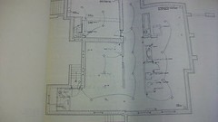 HILLS-DECARO FRANK LLOYD WRIGHT HOUSE, SET OF RESTORATION BLUEPRINTS from 1976