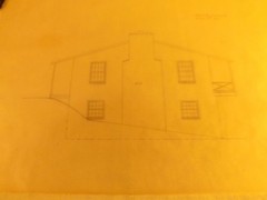 VINTAGE HOUSE BLUEPRINTS #5— 12″ X 18″ SEE PICTURES 7 PAGES
